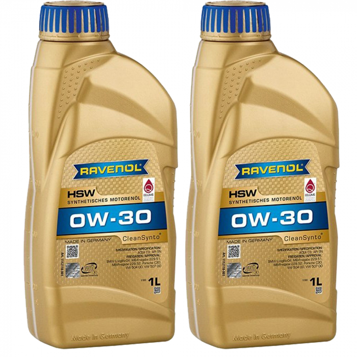 Pachet 2 litri ulei Ravenol HSW 0W30