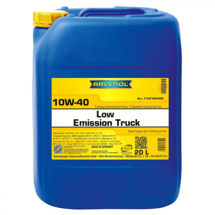 Ulei Ravenol Low Emission Truck 10W40 20 litri