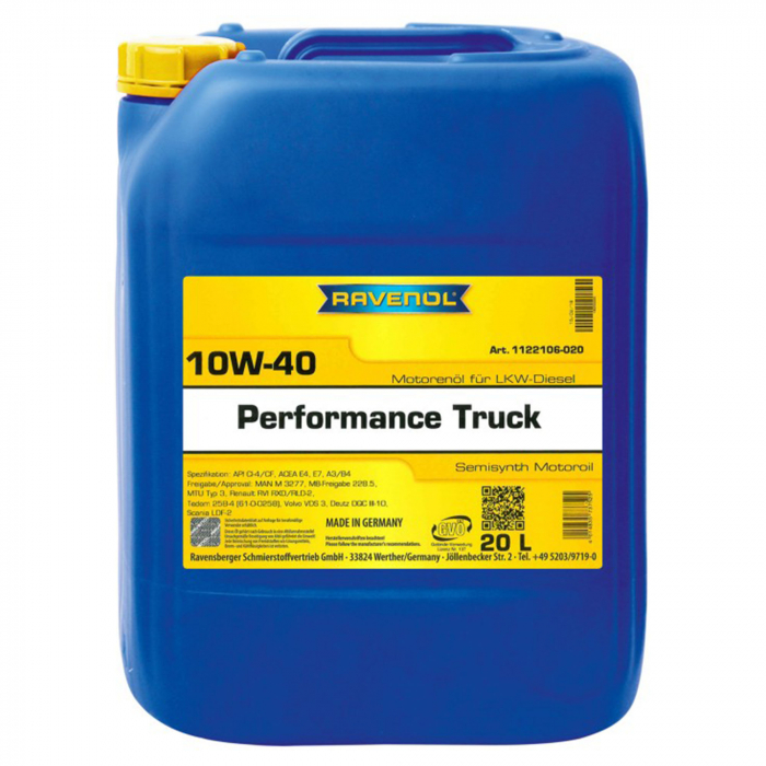 Ulei Ravenol Performance Truck 10W40 20 litri