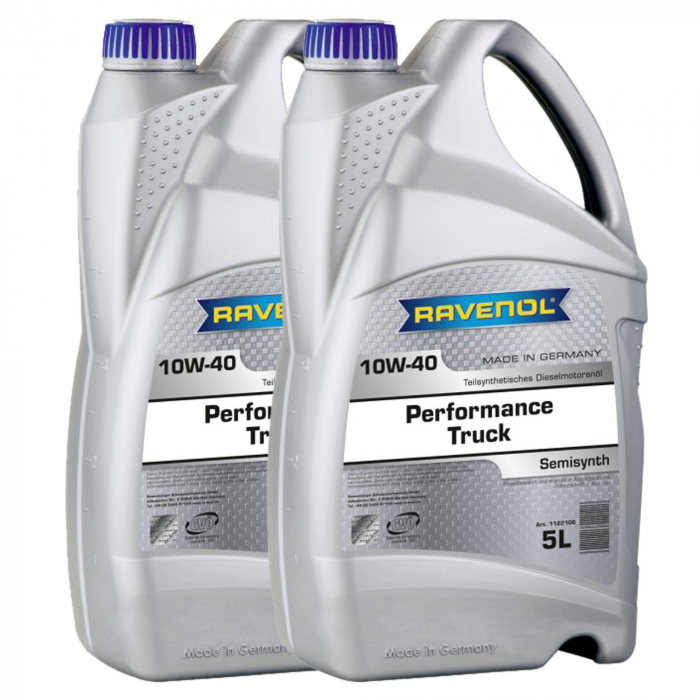 Pachet 10 litri ulei Ravenol Performance Truck 10W40