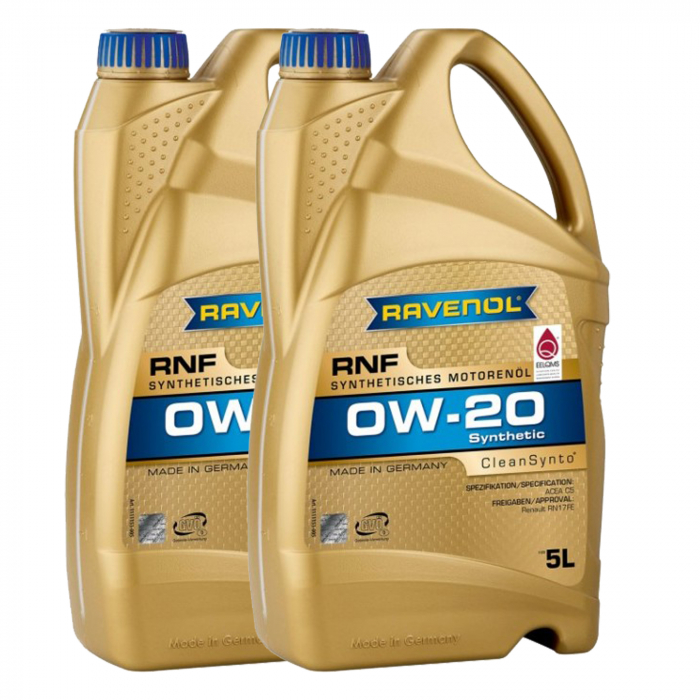 Pachet 10 litri ulei Ravenol RNF 0W20