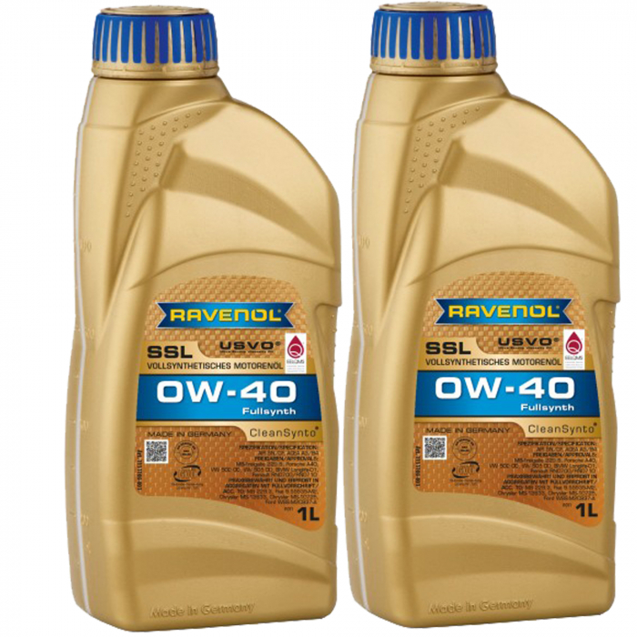 Pachet 2 litri ulei Ravenol SSL USVO 0W40