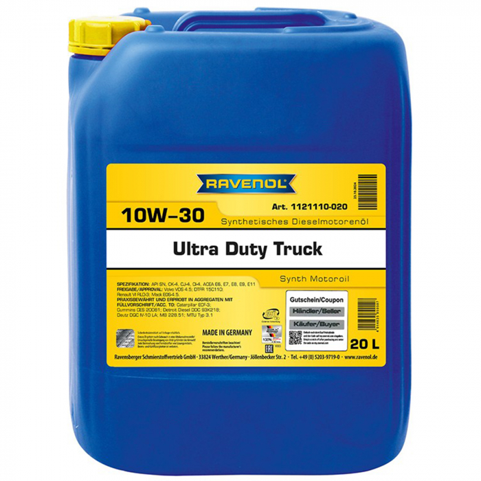 Ulei Ravenol UDT 10W30 20 litri