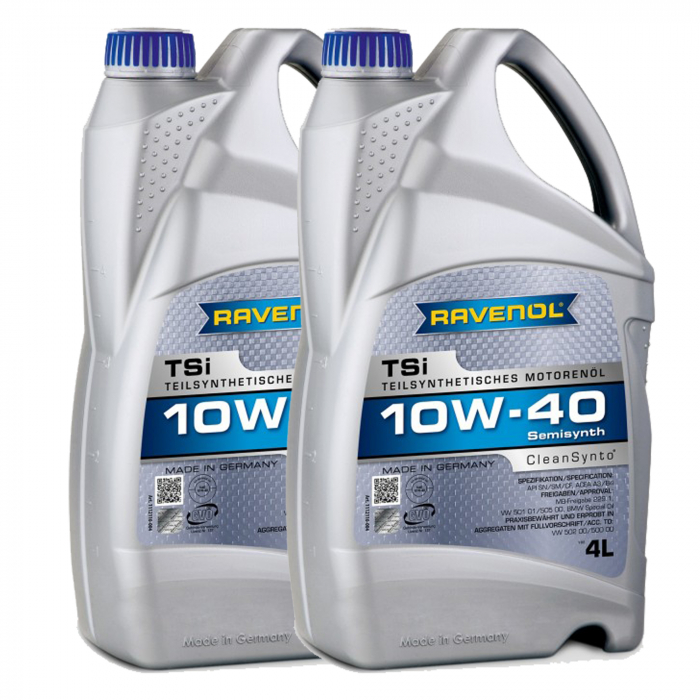 Pachet 8 litri ulei Ravenol TSi 10W40