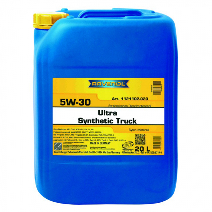 Ulei Ravenol Ultra Synthetik Truck 5W30 20 litri