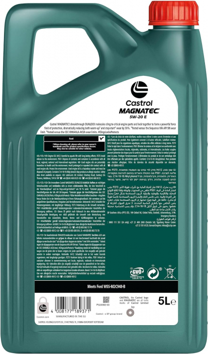 Ulei sintetic Castrol Magnatec Formula E Ford 5W20 1 litru [2]