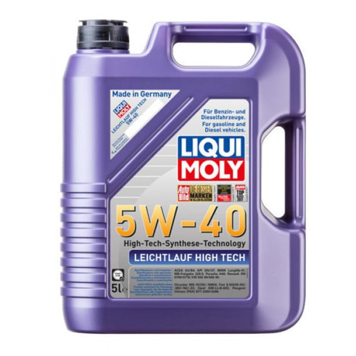 Ulei sintetic Liqui Moly Leichtlauf High Tech 5W40 A3/B4 (benzina si diesel) 5 litri [1]