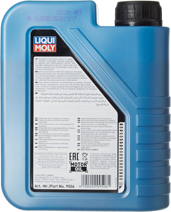 Ulei sintetic Liqui Moly Longtime High Tech 5W30 1 litru [2]