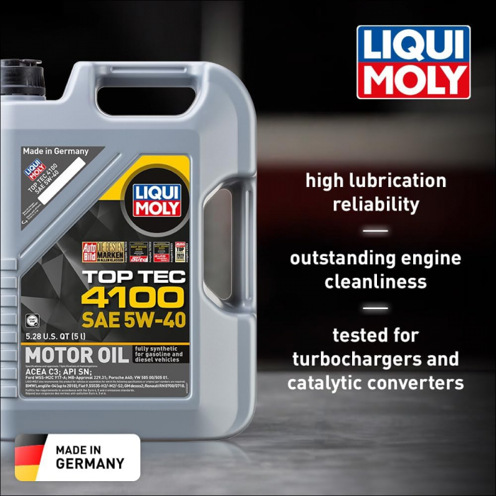 Ulei sintetic Liqui Moly Top Tec 4100 5W40 5 litri [2]