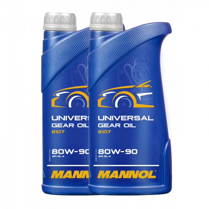 Pachet 2 litri Ulei Transmisie MANNOL Universal 80W90 GL-4 Mineral (Sarcini Grele, Anti-uzură) [1]