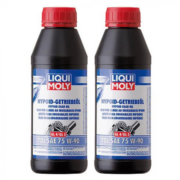 Pachet 2 litri Ulei transmisie manuala Liqui Moly (GL4 GL5) TDL 75W90