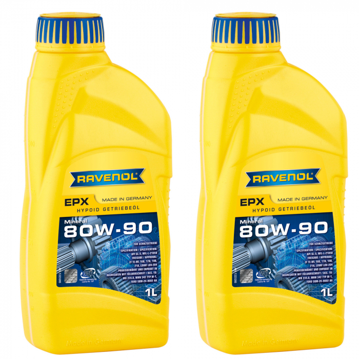 Pachet 2 Litri ulei transmisie Ravenol EPX 80W90 GL5