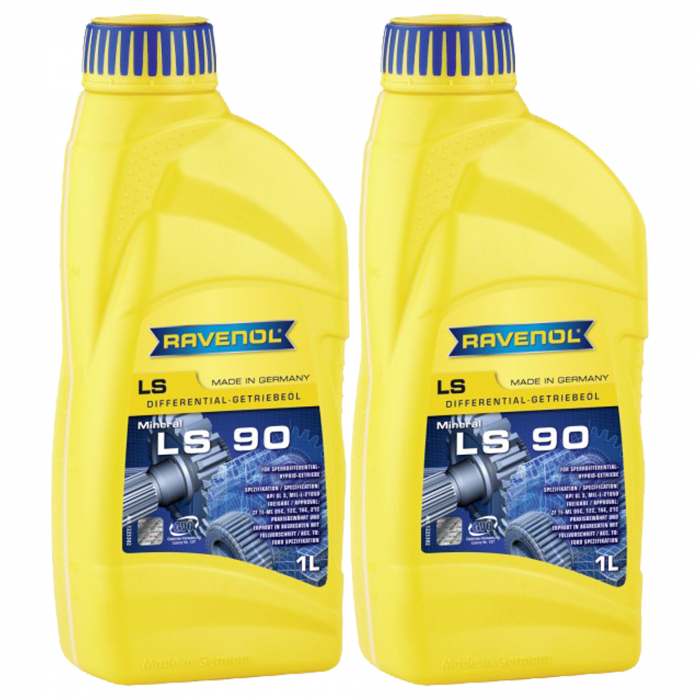 Pachet 2 litri ulei transmisie Ravenol GETR HYP LS 90 GL5