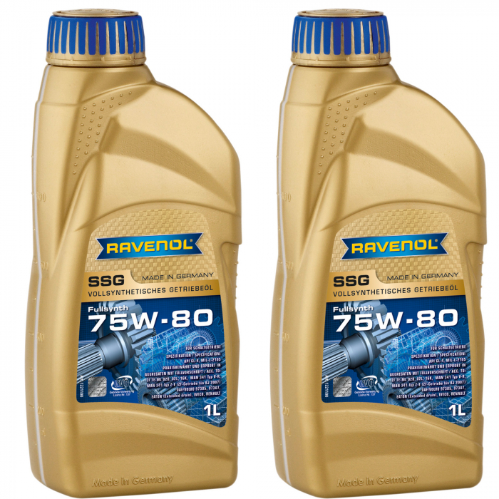 Pachet 2 Litri ulei transmisie Ravenol SSG 75W80 [1]
