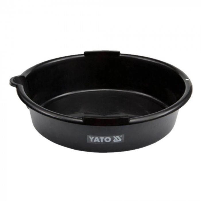 Vas colectare ulei Yato, material plastic, negru, 7 litri