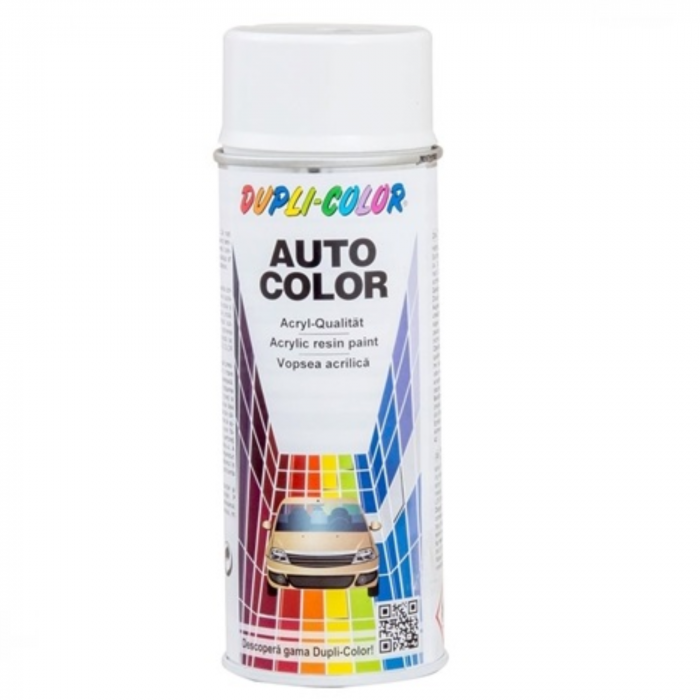 Vopsea spray auto Dacia alb boreal Dupli Color  350 ml