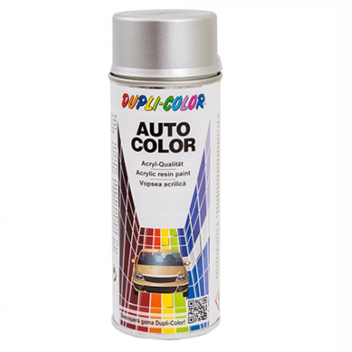 Vopsea Spray Auto Dacia Argintiu Stelar Metalizata Dupli-Color 350 ml