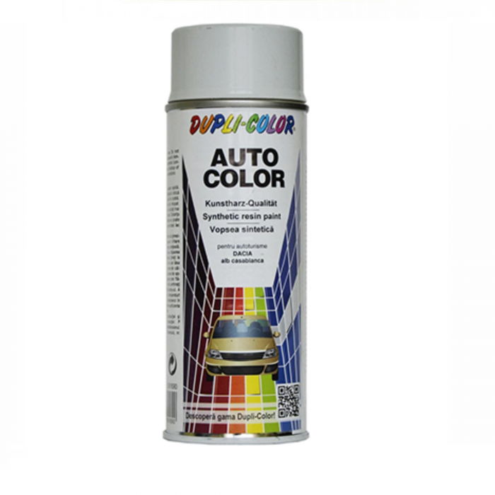 Vopsea Spray Auto Dacia Alb Casablanca Dupli color  350 ml