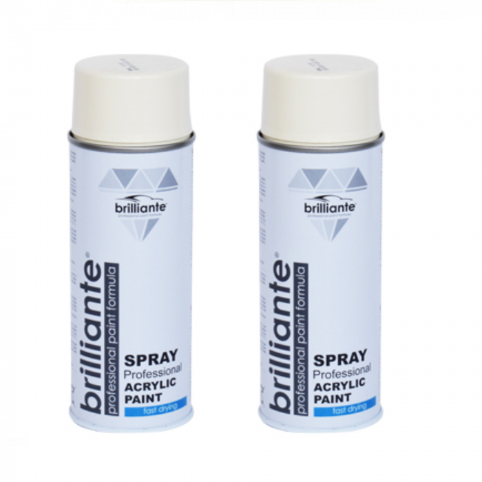 Pachet 2 x Vopsea Spray Brilliante Crem Deschis RAL 1015 400 ml