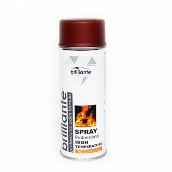 Vopsea spray temperaturi inalte Rosu Brilliante 400ml