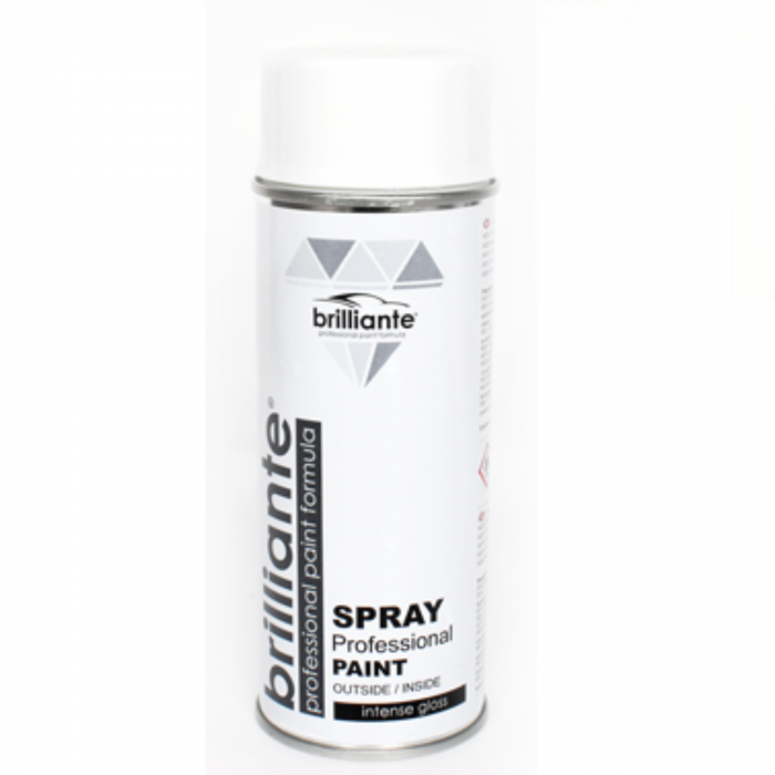 Vopsea Spray Brilliante Alb Pur Lucios RAL 9010 400 ml