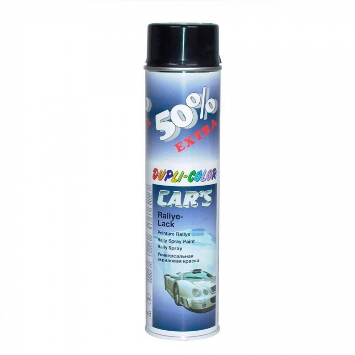 Vopsea Spray Negru Lucios pentru Jante 600 ml Dupli Color