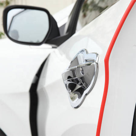 Cheder de protectie muchii caroserie 5 metri rosu [1]