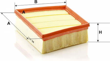 Filtru aer Mann pentru Jaguar E-Pace, Land Rover Discovery Sport, Range Rover Evoque, Freelander 2 [1]