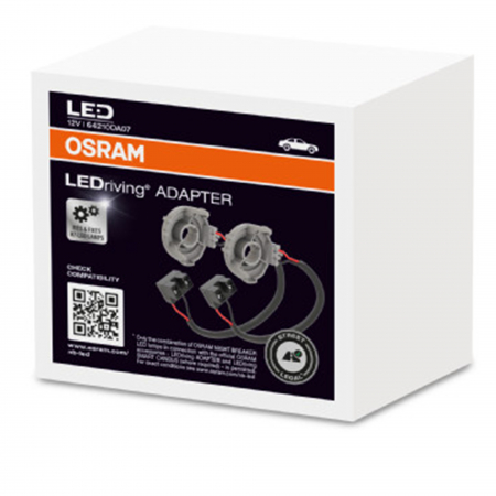 Adaptoare LED - Set 2 adaptoare H7 Osram LED 64210DA09 pentru Ford, Renault