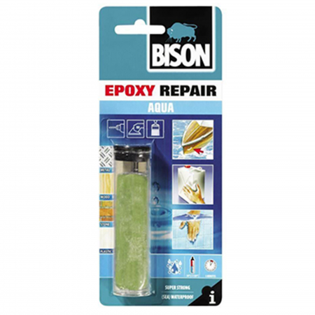 Branduri - Adeziv Bison epoxidic bicomponent rezistent la apa 56 gr