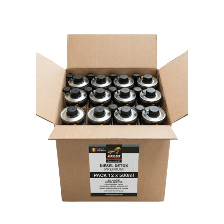 Branduri - Bax 12 buc. Aditiv Motorină Kross Diesel Detox Premium - Curățare Completă DPF/EGR & +5 Cetanic