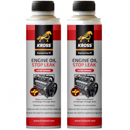 Pachete cu pret redus - Pachet 2 x Aditiv Kross antiscurgere ulei si anti fum 250 ml