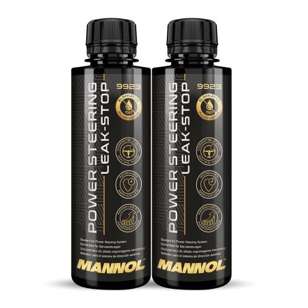 Aditivi Auto - Pachet 2 x Aditiv MANNOL Power Steering Leak-Stop 250 ml - Oprește Scurgerile din Servodirecție