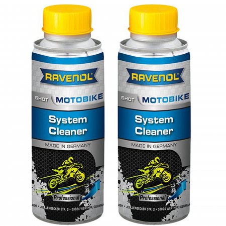 Aditivi Auto - Pachet 2 x aditiv Ravenol Motobike System Cleaner Shot 100 ml