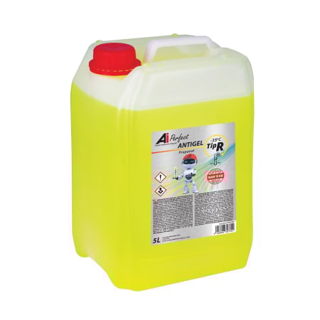 Branduri - Antigel Auto AiPerfect Tip D (Renault/Dacia), 5 Litri, Gata de Utilizare -35°C, Galben, Norma Renault 41-01-001, Type D, AFNOR NFR 15-601