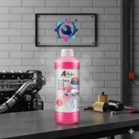 Antigel Concentrat AiPerfect G12++ - 1 Litru, Si-OAT Long Life (Euro 6, Roșu/Roz) [1]