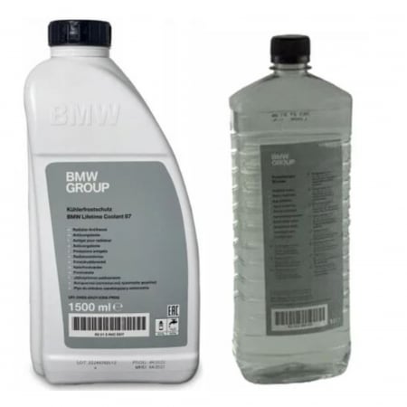 Branduri - Pachet antigel concentrat BMW LC-87 albastru 1.5 litri si apa distilata BMW 1 l