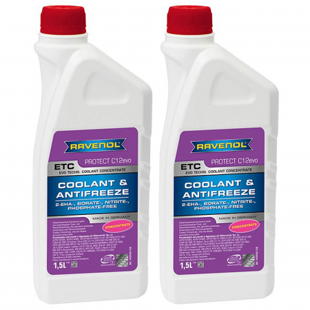 Branduri - Pachet 3 litri Antigel concentrat Ravenol ETC Protect C12EVO rosu