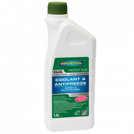 Branduri - Antigel concentrat Ravenol HJC Protect FL22 verde 1.5 litri