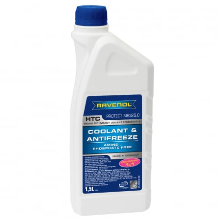 Branduri - Antigel concentrat Ravenol HTC protect MB 325.0 albastru 1.5 litri