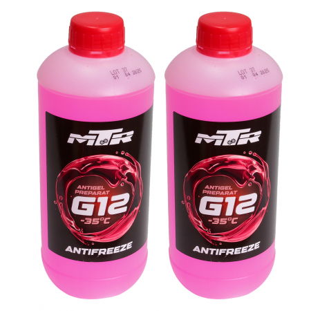 Branduri - Pachet 2 litri antigel preparat MTR G12 rosu