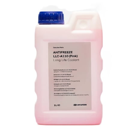 Branduri - Antigel Original Hyundai / Kia LLC-A110 Pink, Long Life Coolant, 1 Litru, Cod A110, Culoare Roz