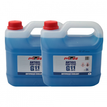 Uleiuri si Lichide - Pachet 6 litri antigel preparat MTR G11 albastru