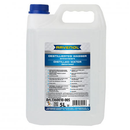 Branduri - Apa distilata Ravenol 5 litri