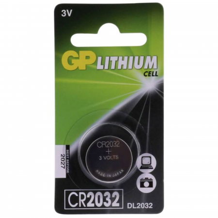 Baterii, acumulatori si incarcatoare - Baterie moneda, GP, Litiu, CR2032, 1 buc/blister