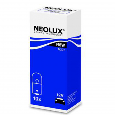 Becuri Auto - Set 10 buc Bec Auxiliar 12V R5W Ba15S Neolux