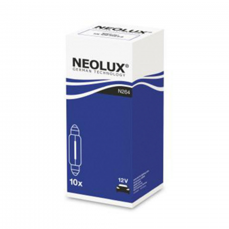 Becuri Auto - Set 10 buc Bec Indicator 12V C10W Sv8.5-8 Neolux