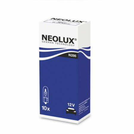 Becuri Auto - Set 10 buc Bec Pozitie 12V W1.2W W2X4.6D Neolux