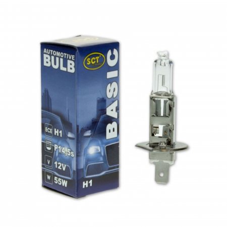 Pachet 2 Becuri Far H1 12V 55W P14.5S Basic Sct [1]