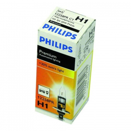 Electrica si Electronice Auto - Bec Far H1 55W 12V Vision (Cutie) Philips